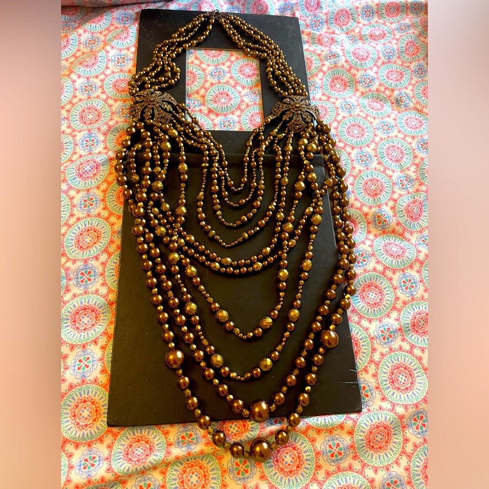Neck drop necklace
